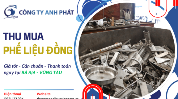 Thu Mua Phế Liệu Đồng Tại Vũng Tàu Giá Cao - Uy Tín Tận Nơi Cảng Biển, KCN